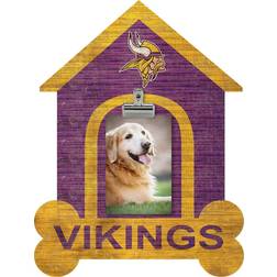 Fan Creations Minnesota Vikings Dog Bone House Clip Photo Frame