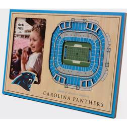 YouTheFan Carolina Panthers 3D Stadium Views Photo Frame 11.8x8"