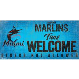 Fan Creations Miami Marlins Fans Welcome Sign