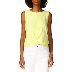 Sanctuary Twisted Tank Top - Lemon Lime