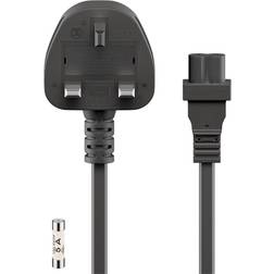 Pro UK power supply cord 1.5 m black