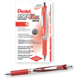 Pentel PENBL77BDZ EnerGel RTX Liquid Gel Pens 12 Dozen