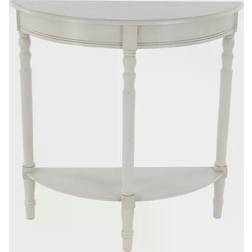 Ridge Road Décor Traditional Demilune Console Table 81.3x30.5cm