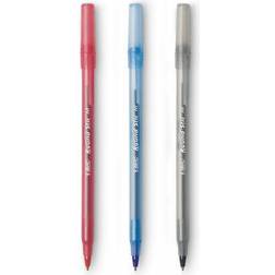 Bic GSM609AST Round Stic Ballpoint Pens, Assorted Color