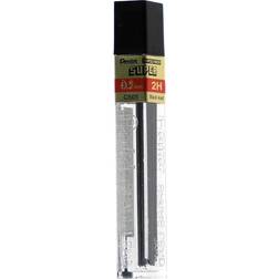 Pentel Hi-Polymer Lead Refills 0.5 mm, Black, 2H