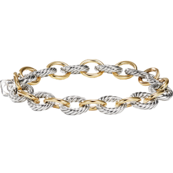 David Yurman Oval Link Chain Bracelet - Gold/Silver