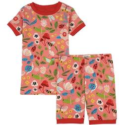 Hatley Enchanted Garden Pyjamas - Geranium Pink