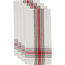 Saro Lifestyle Plaid Cloth Napkin Red, Green (50.8x50.8)