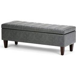 Simpli Home Monroe Storage Bench 48x17.3"