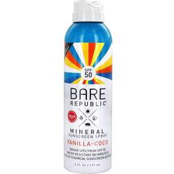 Bare Republic Mineral Sunscreen Spray Vanilla-Coco SPF50 6fl oz