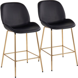 Lumisource Diva Leather Bar Stool 40.2" 2