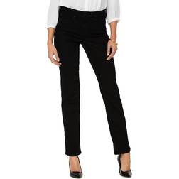 NYDJ Marilyn Straight Jeans - Black