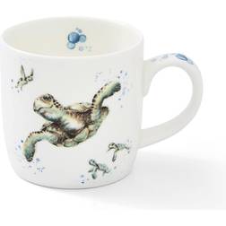 Royal Worcester Wrendale Swimming School Turtle Becher