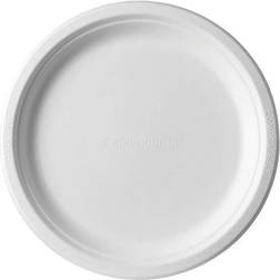 Eco-Products Sugarcane Plates, 9" Diameter, Pack Of 500 Kitchenware