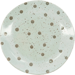 House Doctor Dots Stoneware Plate Flat tallerken