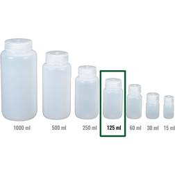 Nalgene 4oz Wide‐Mouth Bottle High‐Density Polyethylene (HDPE) Vannflaske