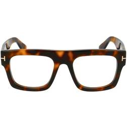 Tom Ford FT 5634-B 056 Dark Blonde Havana Plastic Square 53mm