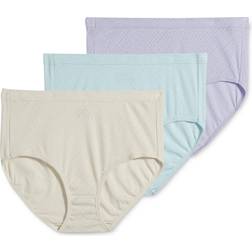 Jockey Elance Breathe Brief 3-pack - Violet Veil/Sandy Shimmer/Minty Mist