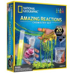 National Geographic Amazing Reactions Chemistry Set