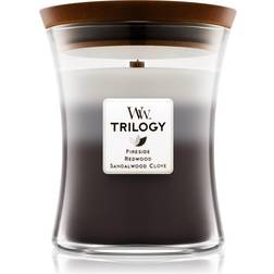 Woodwick WoodWick(R) Trilogy Warm Woods 10oz. Jar Grey Scented Candle