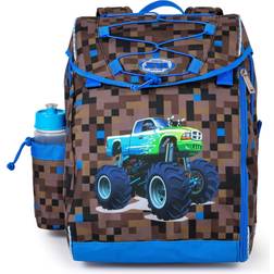 Jeva Intermediate Schoolbag - Monster Truck Dragonn