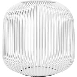 Blomus Lito in White, Size Medium: 10.8" Diameter Lantern