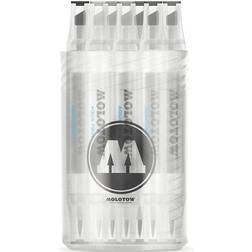 Molotow Aqua Twin Markers Grey Colors, Set of 12