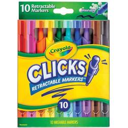 Crayola clicks retractable markers 10pk