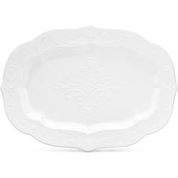 Lenox French Perle Large Platter White Serving Dish