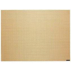 Chilewich Basketweave Placemat Color: Grey (100110-052) Grey Platzdeckchen Gold, Grau