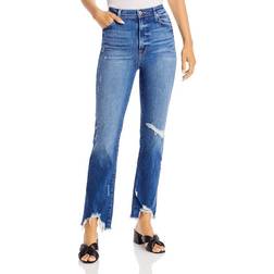 Jonathan Simkhai Jonathan Simkhai River Straight Leg Jeans - Distressed Atlantic