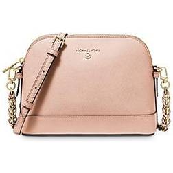 Large Jet Set Charm Dome Crossbody Bag Soft Pink Large