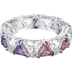 Swarovski Ortyx Cocktail Ring - Silver/Purple/Transparent