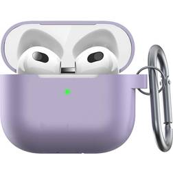 KeyBudz PodSkinz Elevate Series Airpod 3 Skal Silikone Lavendel