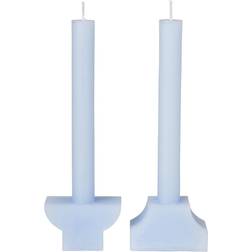 Broste Copenhagen PILAS X2 's Candles, diffusers in Blue Stearinlys