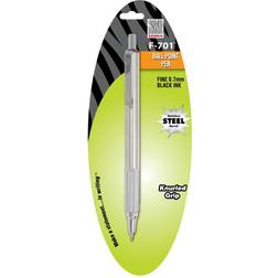 Zebra Ballpoint Pen,Retractable,Fine,Black