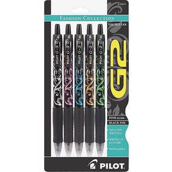 Pilot G2 Gel Ink Pen,Navy Ink,0.7mm,PK5 Black