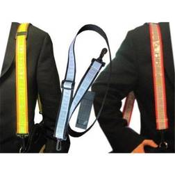 Reflective Shoulder Strap For Backpack Bags Orange-Lime