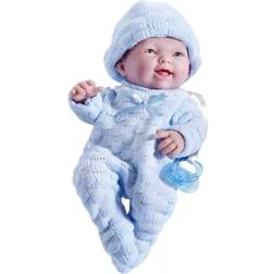 JC Toys Mini La Newborn Boutique 9.5" Boy Doll Blue