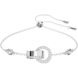 Swarovski Hollow Bracelet - Silver/Transparent