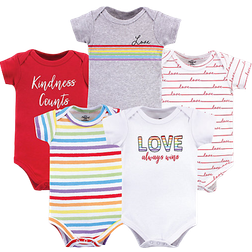 Little Treasures Bodysuits 5-pack - Love Always Wins