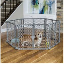 Carlson Dog Garden with Plastic Gate 2in1