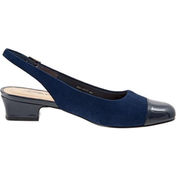 Trotters Dea - Navy Suede