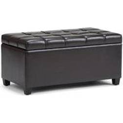 Simpli Home Sienna Settee Bench 33.5x16.5"