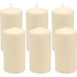 Stonebriar Collection Pillar Ivory Candle 9.8" 6
