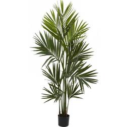 Nearly Natural 7ft. Potted Kentia Palm Silk Tree Decoration 84"