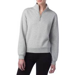 Alternative Quarter Zip Sweatshirt - Heather Grey