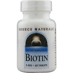 Source Naturals Biotin 5000 mcg 60 Tablets