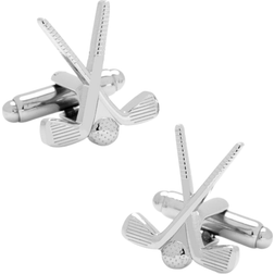 Cufflinks Inc Golf Clubs Cufflinks - Silver