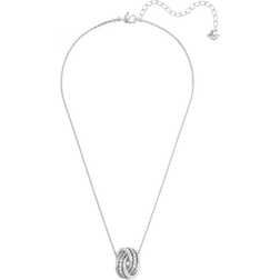 Swarovski Further Pendant Necklace - Silver/Transparent